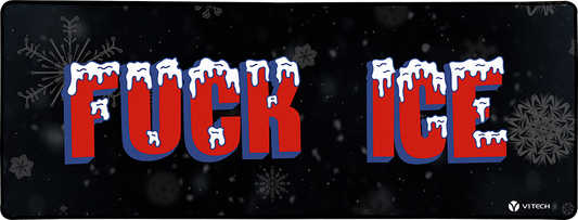 Fuck Ice Black BG Large Mouse Pad