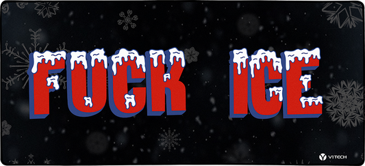 Fuck Ice Black BG X-Large Mouse Pad