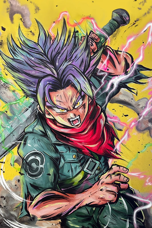 Future Battle Plexi Glass Wall Art