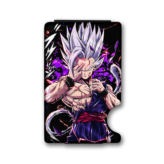 Go At It Plexi Glass Acrylic Backed Metal Wallet