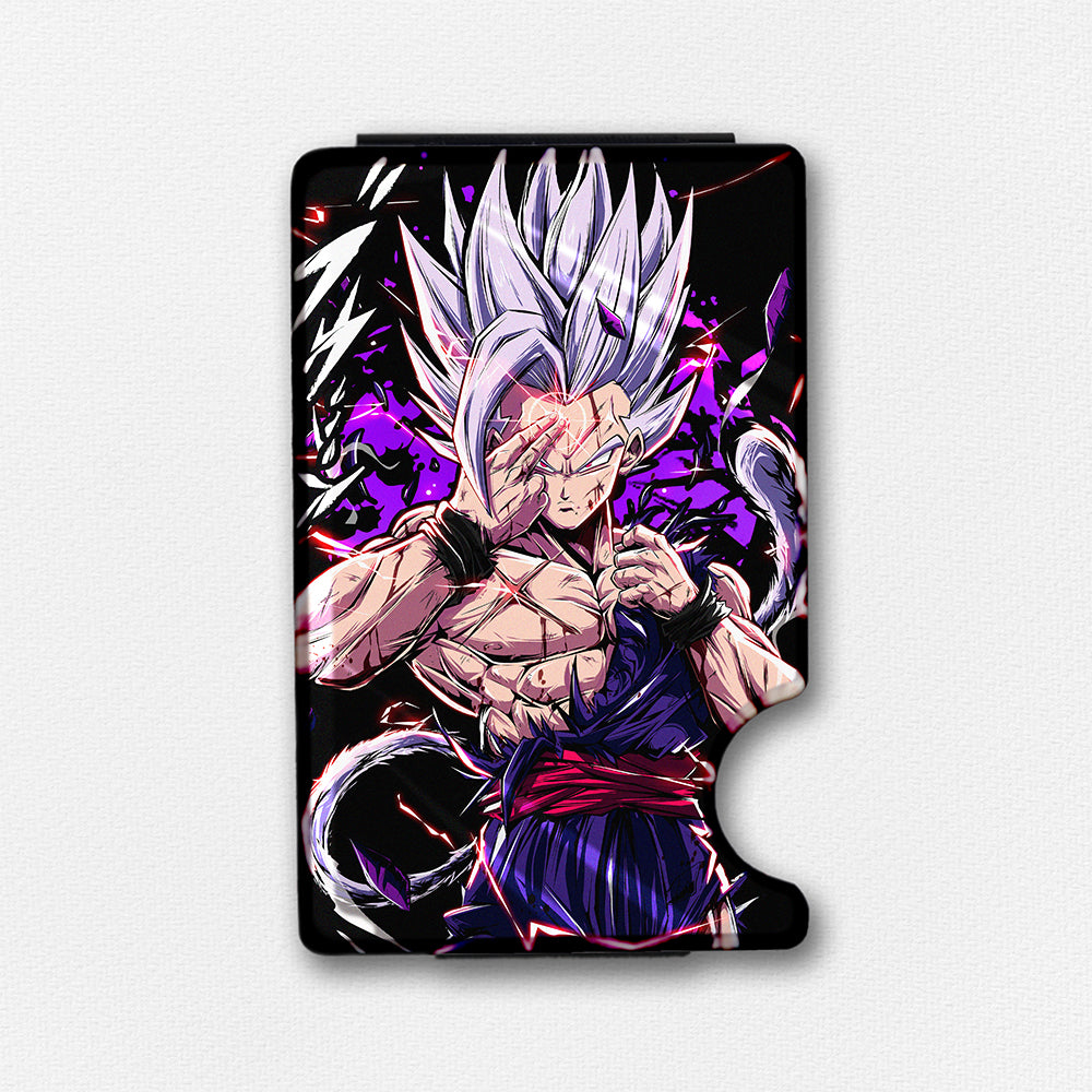 Go At It Plexi Glass Acrylic Backed Metal Wallet