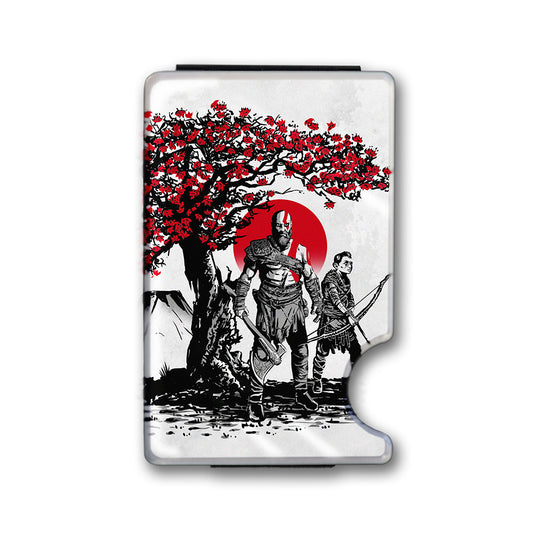 God Ink Plexi Glass Acrylic Backed Metal Wallet