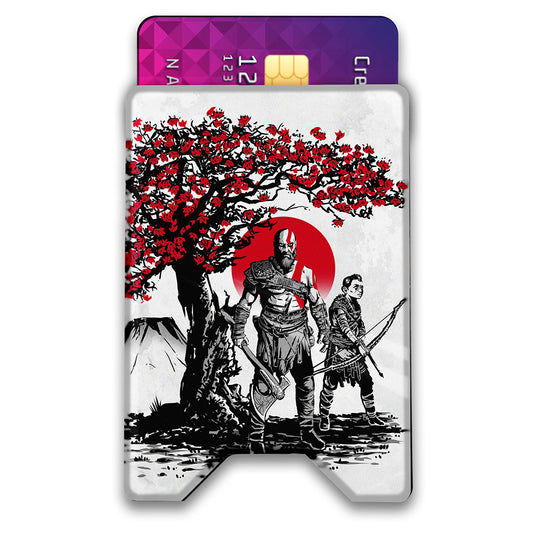 God Ink Plexi Glass Acrylic Backed 3D Printed Ultra Slim and Compact Wallet