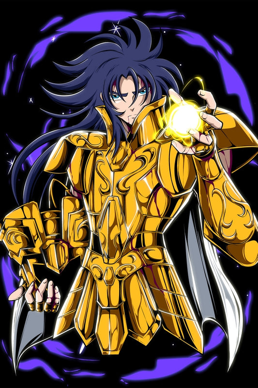 Gold Suit Plexi Glass Wall Art