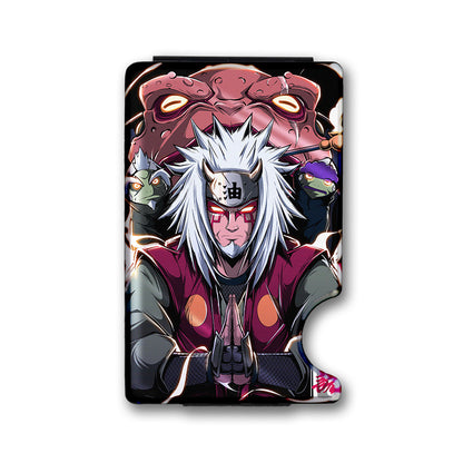 Greatest Ninja Plexi Glass Acrylic Backed Metal Wallet