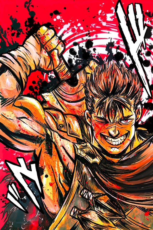 Gritted Teeth Plexi Glass Wall Art