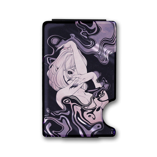 Guidance Plexi Glass Acrylic Backed Metal Wallet