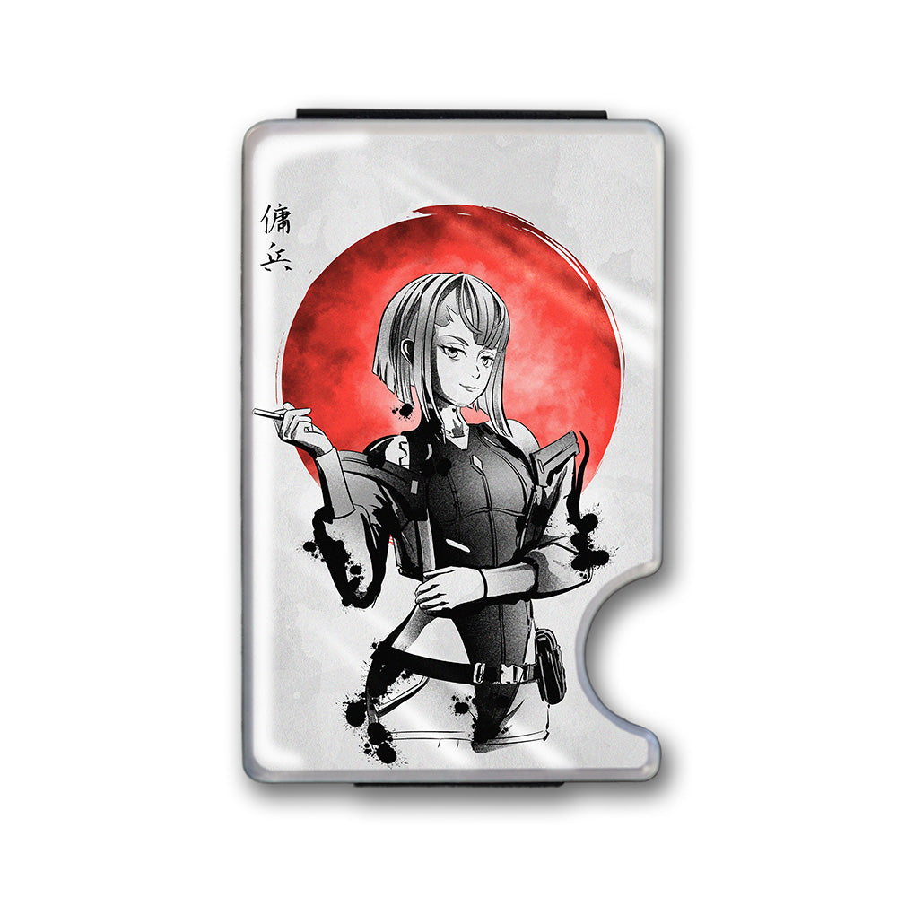 Hacker Under the Sun Plexi Glass Acrylic Backed Metal Wallet