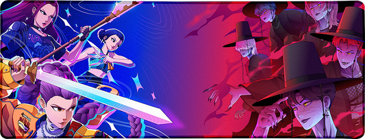 Hunters vs Demons Large Mouse Pad