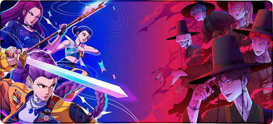 Hunters vs Demons X-Large Mouse Pad