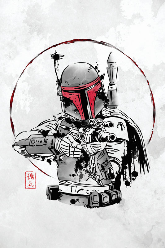 Ink Bounty Hunter Plexi Glass Wall Art