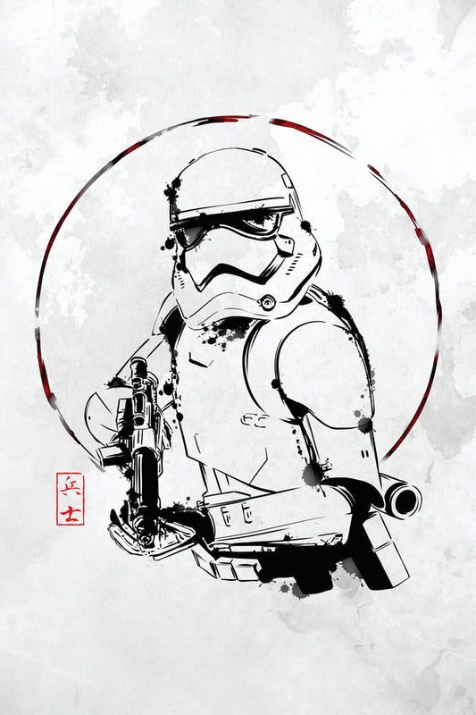 Ink Storm Plexi Glass Wall Art