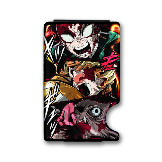 Insane Slayers Plexi Glass Acrylic Backed Metal Wallet