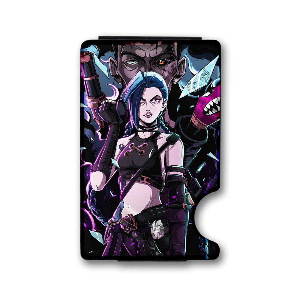 Instigator Plexi Glass Acrylic Backed Metal Wallet