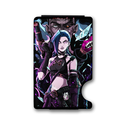 Instigator Plexi Glass Acrylic Backed Metal Wallet