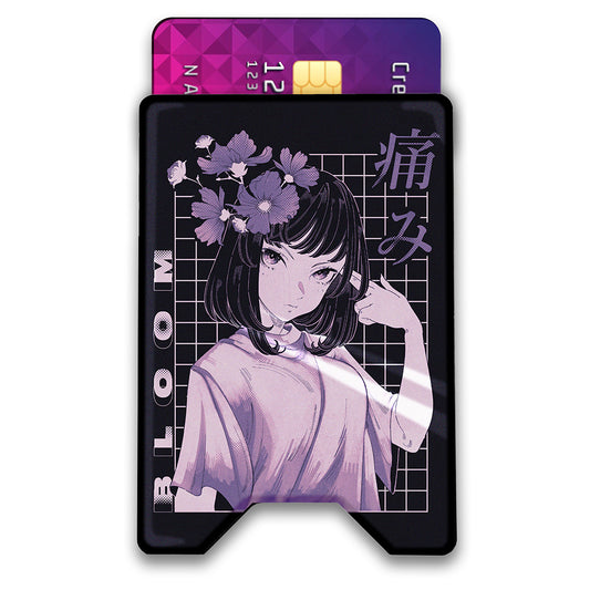 Into Bloom Plexi Glass Acrylic Backed 3D Printed Ultra Slim and Compact Wallet