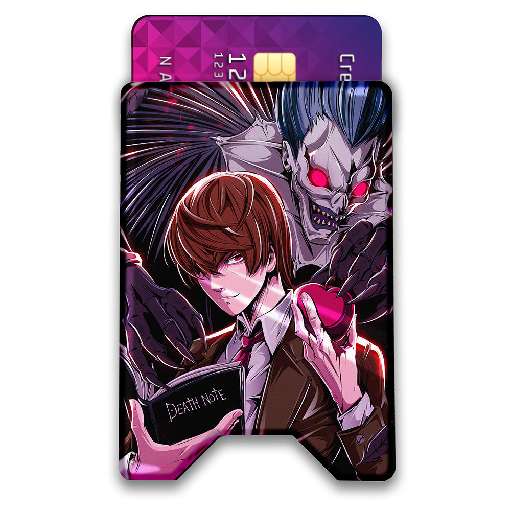 Justice Plexi Glass Acrylic Backed 3D Printed Ultra Slim and Compact Wallet