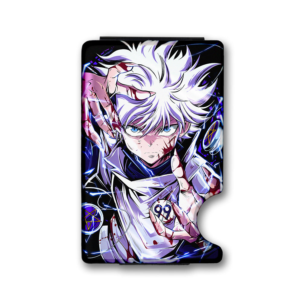 Killing It Plexi Glass Acrylic Backed Metal Wallet