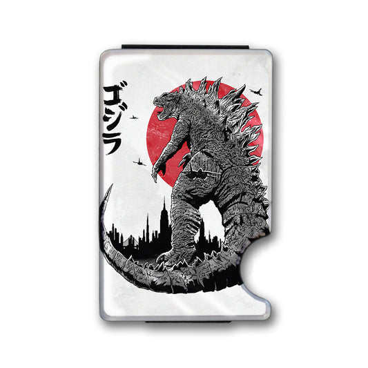 King Under the Sun Plexi Glass Acrylic Backed Metal Wallet