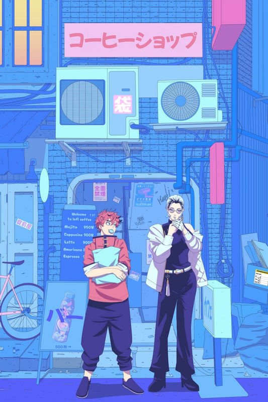 Lofi Coffee Plexi Glass Wall Art