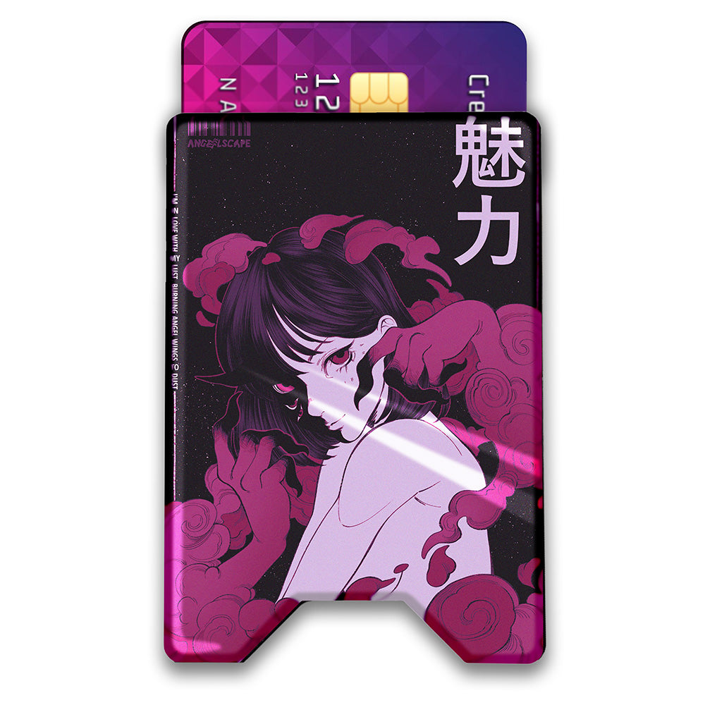 Lust Plexi Glass Acrylic Backed 3D Printed Ultra Slim and Compact Wallet