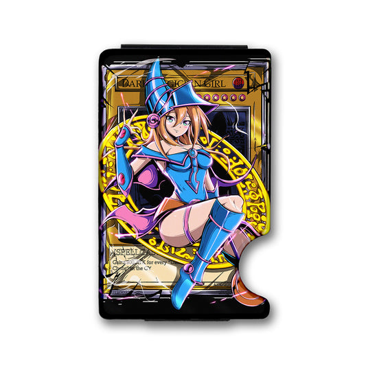 Magic in the Cards Plexi Glass Acrylic Backed Metal Wallet