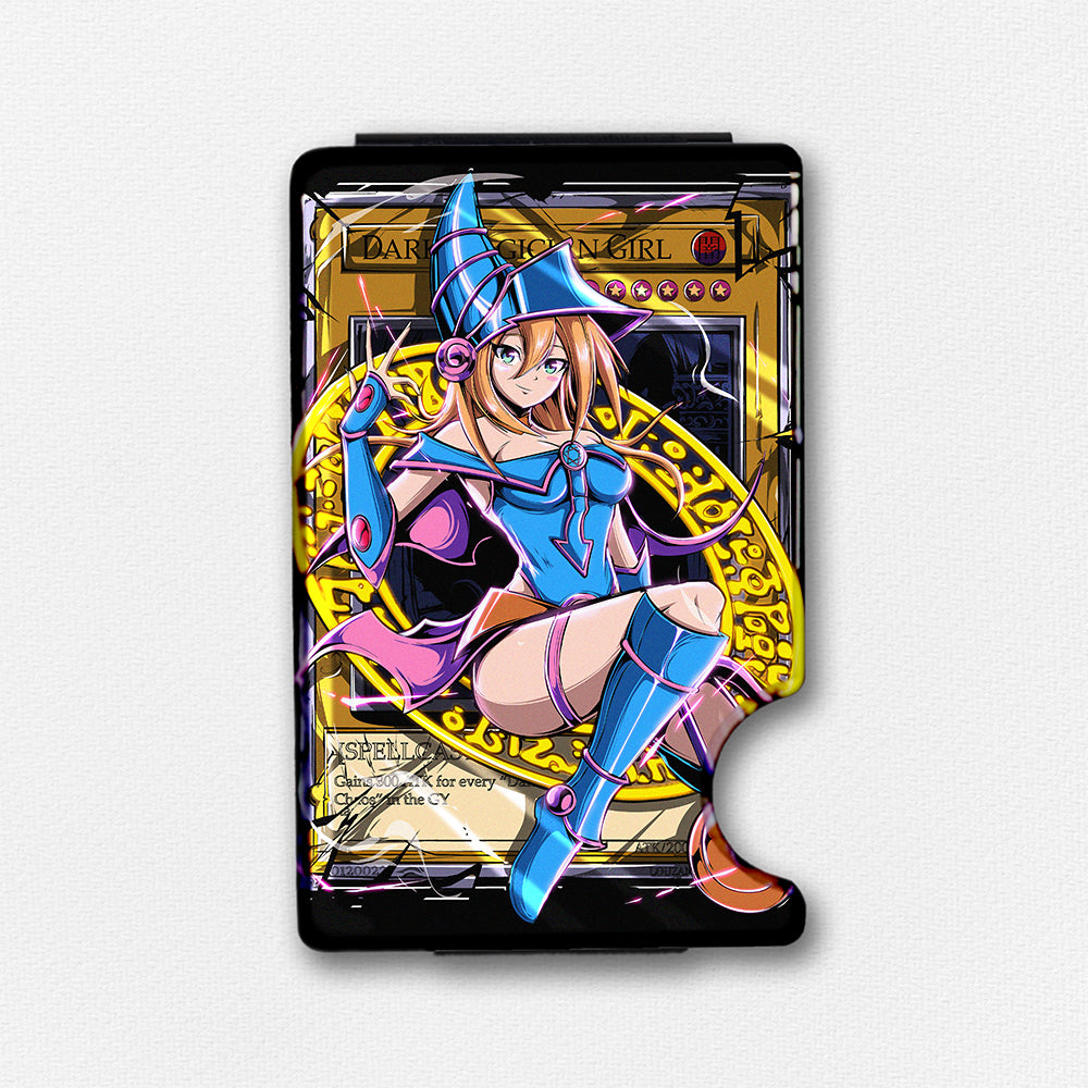 Magic in the Cards Plexi Glass Acrylic Backed Metal Wallet