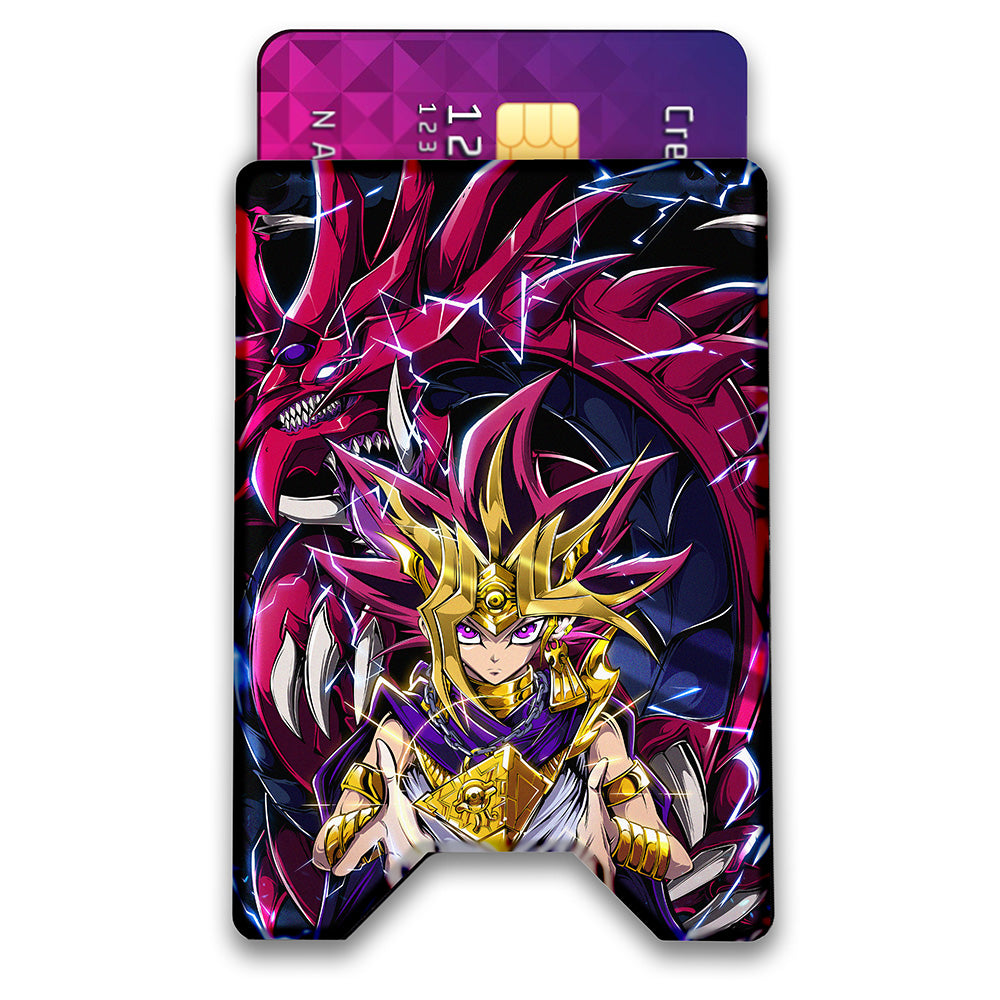 Main Character Plexi Glass Acrylic Backed 3D Printed Ultra Slim and Compact Wallet