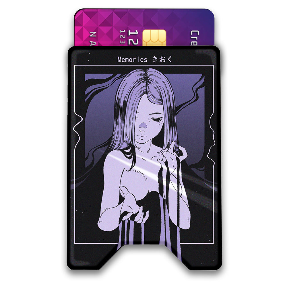 Memories Plexi Glass Acrylic Backed 3D Printed Ultra Slim and Compact Wallet