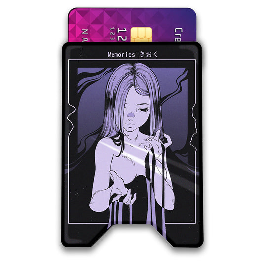 Memories Plexi Glass Acrylic Backed 3D Printed Ultra Slim and Compact Wallet