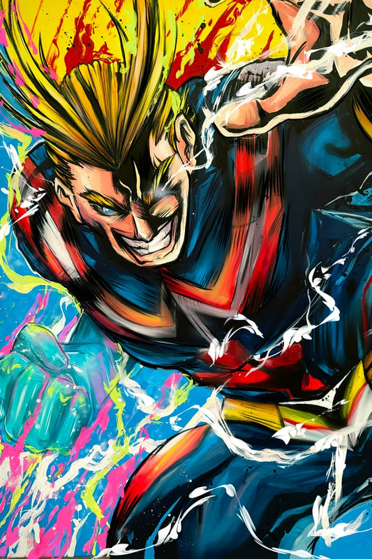 Mighty Punch Plexi Glass Wall Art