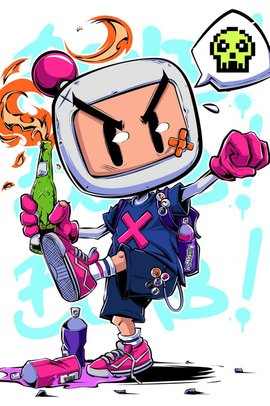 Molotov Cocktail Plexi Glass Wall Art