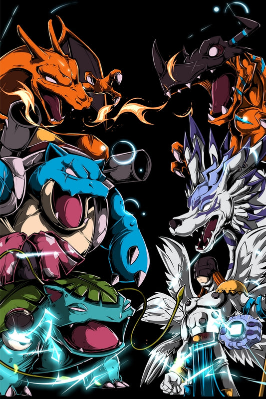 Monster Wars Plexi Glass Wall Art