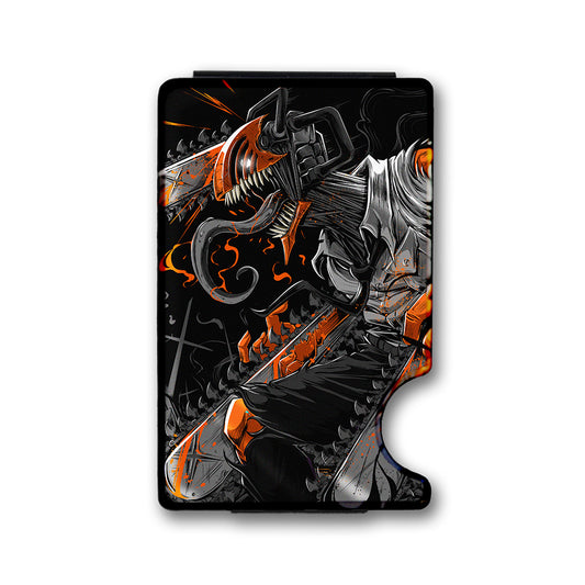 Murderize em Plexi Glass Acrylic Backed Metal Wallet