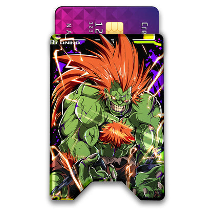 Mutating Plexi Glass Acrylic Backed Metal Wallet