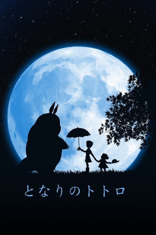 Neighbor Under the Moon Plexi Glass Wall Art