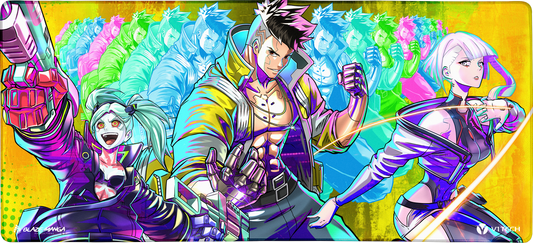 Neon Cyber Crew X-Large Mouse Pad