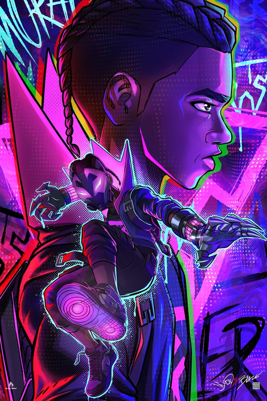 Neon Villain Plexi Glass Wall Art