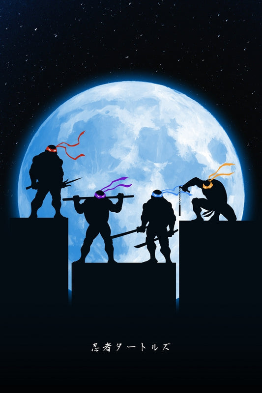 Night Shadows Under the Moon Plexi Glass Wall Art