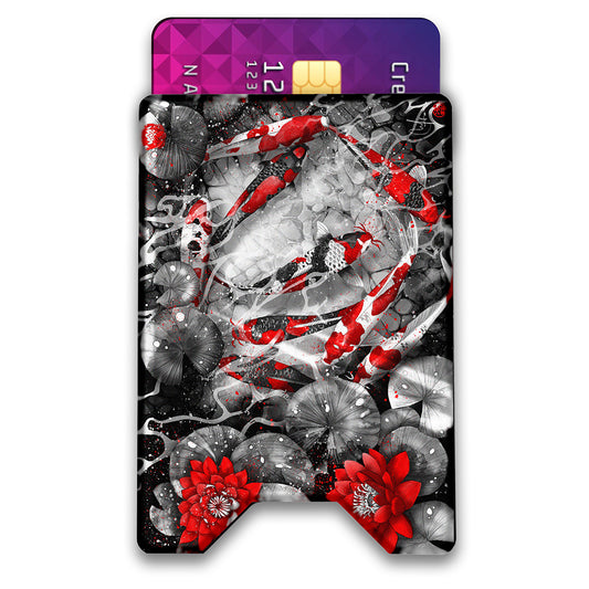 Nine Kois Plexi Glass Acrylic Backed 3D Printed Ultra Slim and Compact Wallet