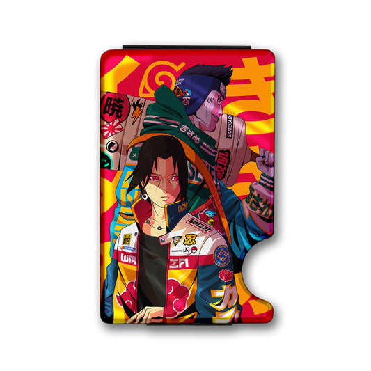 Ninja Baddies Plexi Glass Acrylic Backed Metal Wallet