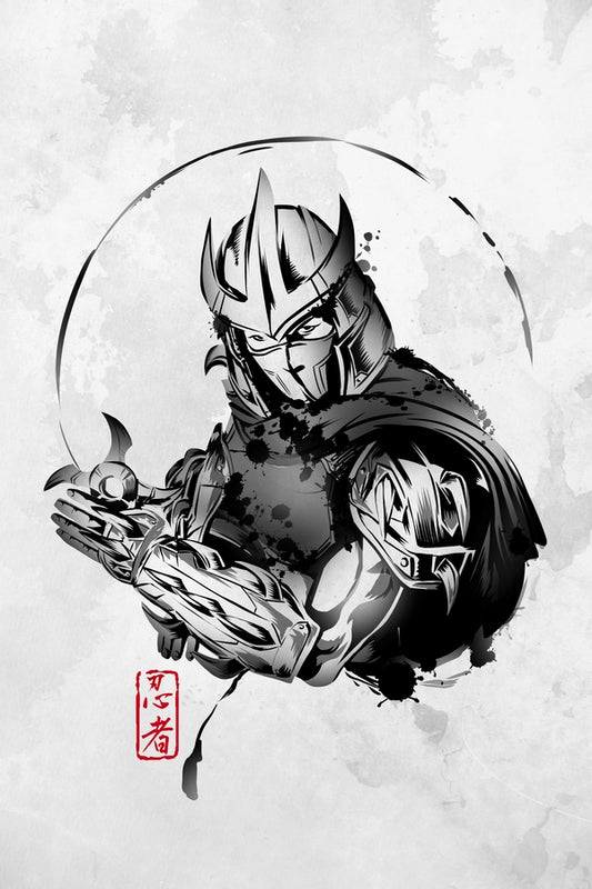 Ninja Villain Plexi Glass Wall Art