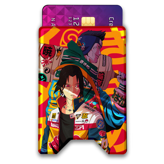 Ninja Baddies Plexi Glass Acrylic Backed 3D Printed Ultra Slim and Compact Wallet