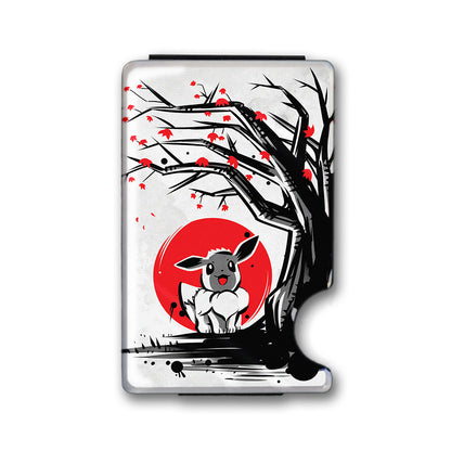 Normal Type Under the Tree Plexi Glass Acrylic Backed Metal Wallet