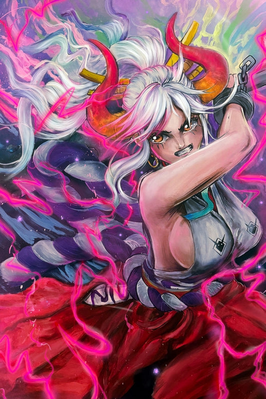 Oni Horns Plexi Glass Wall Art