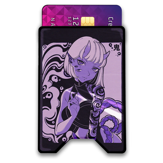 Oni Tattoos Plexi Glass Acrylic Backed 3D Printed Ultra Slim and Compact Wallet