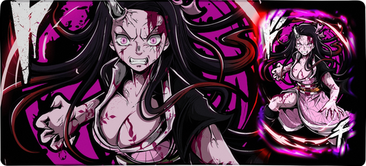 Oni in Pink X-Large Mouse Pad