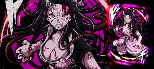 Oni in Pink X-Large Mouse Pad