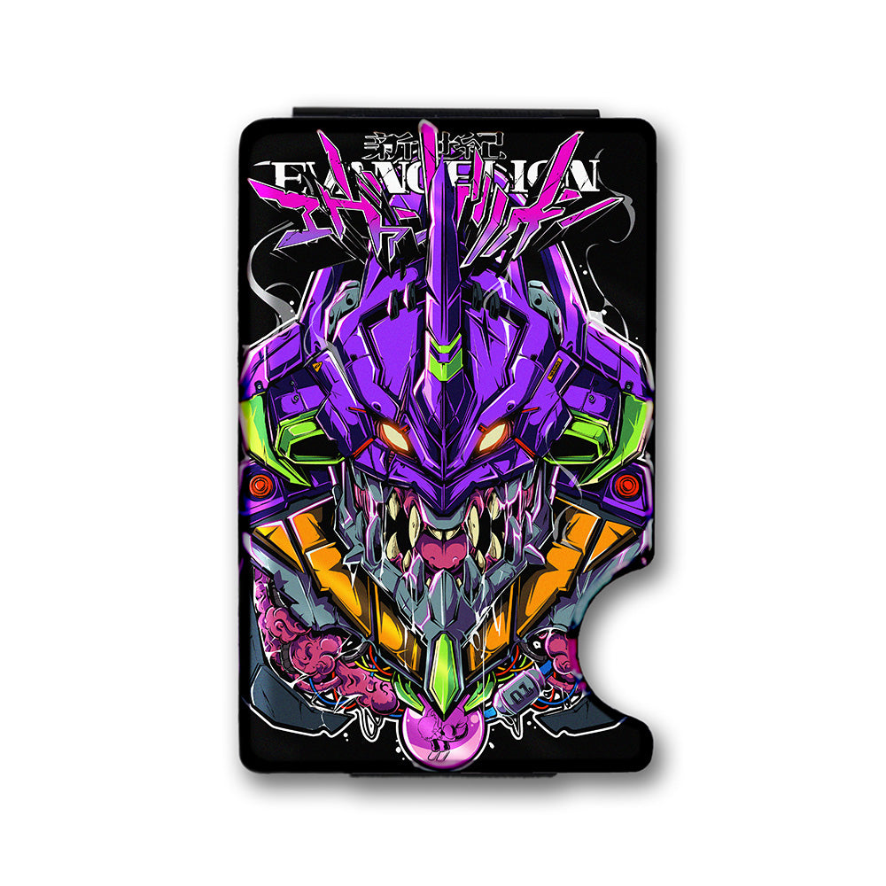 Original Unit Plexi Glass Acrylic Backed Metal Wallet