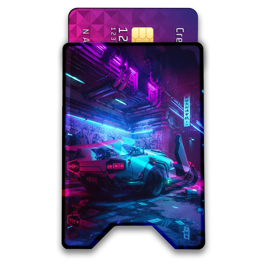 Pause Plexi Glass Acrylic Backed 3D Printed Ultra Slim and Compact Wallet